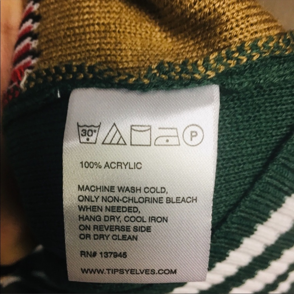 Tipsy Elves | Unicorn Believe Ugly XMAS Sweater S - Picture 9 of 10
